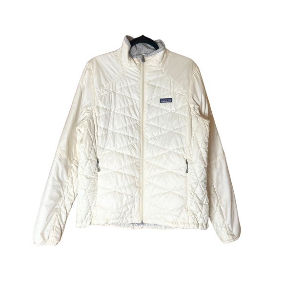 Patagonia Womens Nano Puff Jacket XL White Quilted Primaloft